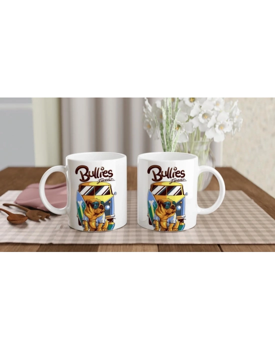 Bully ve Karavan Temalı Baskılı Kupa Bardak