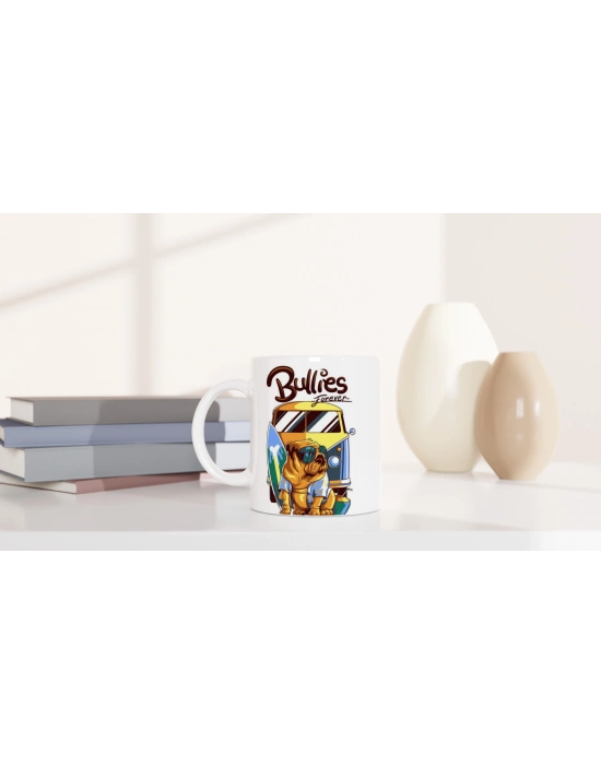 Bully ve Karavan Temalı Baskılı Kupa Bardak