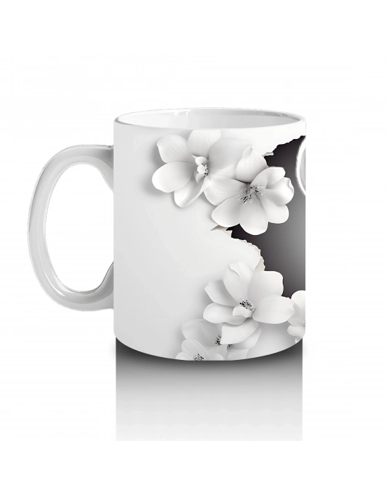 Bulutlar Arasında Sevimli Zebra – Baskılı Kahve Kupası