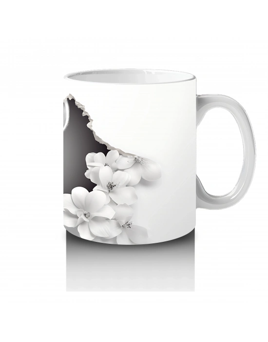 Bulutlar Arasında Sevimli Zebra – Baskılı Kahve Kupası