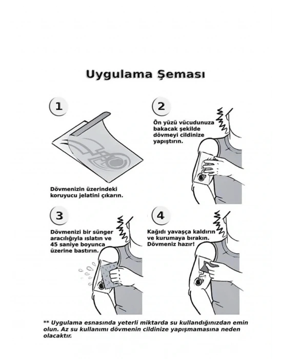 Bulutlar Melek Kanatları Geçici Dövme Şablonu Büyük Boy