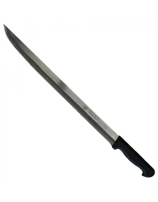 Bursa Paslanmaz Sivri Uçlu Cağ Kebabı Bıçağı 40 Cm - Plastik Sap