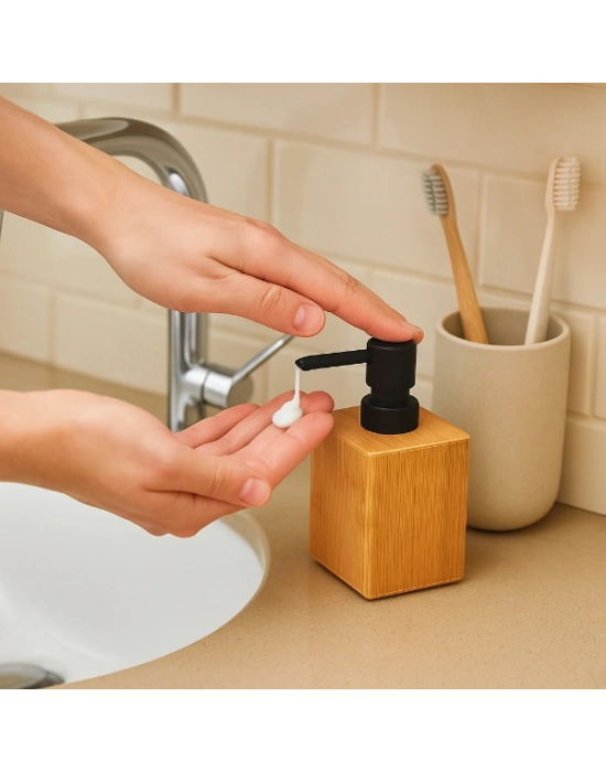 Büyük Ahşap Sıvı Sabunluk