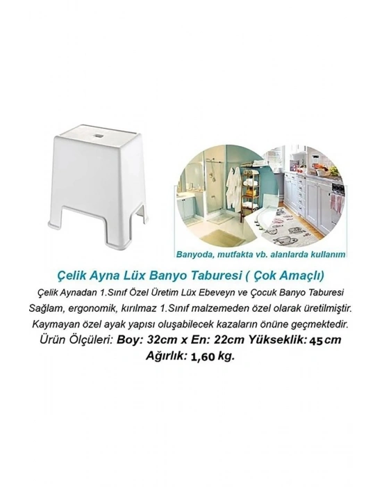 Büyük Boy Banyo Taburesi Royaleks-129