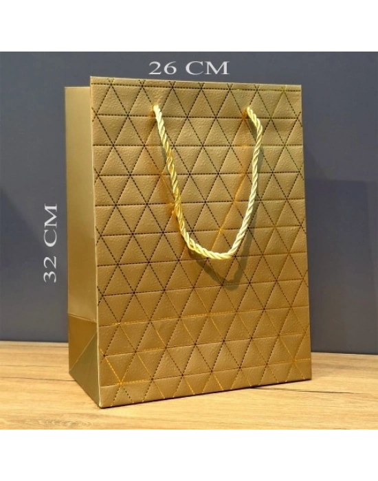 Büyük Boy Gold Hediye Çantası