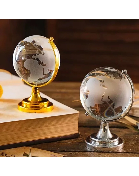 Büyük Boy Kristal Cam Dünya