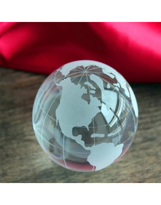 Büyük Boy Kristal Cam Dünya