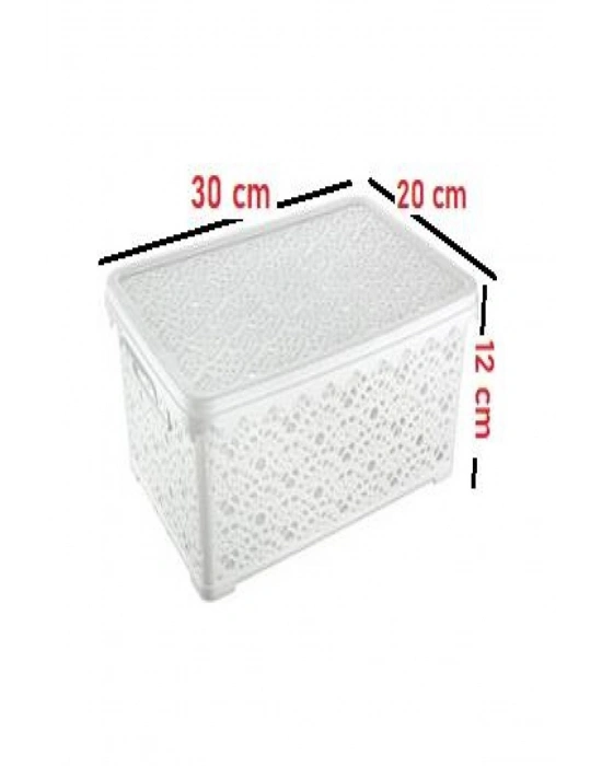 Büyük Motifli Kapaklı Kutu Royaleks-TİM136