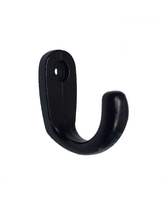 Büyük Tekli Fincan Askı, Dekor Askısı - Siyah, 100 Adet, 12x23x30 Mm