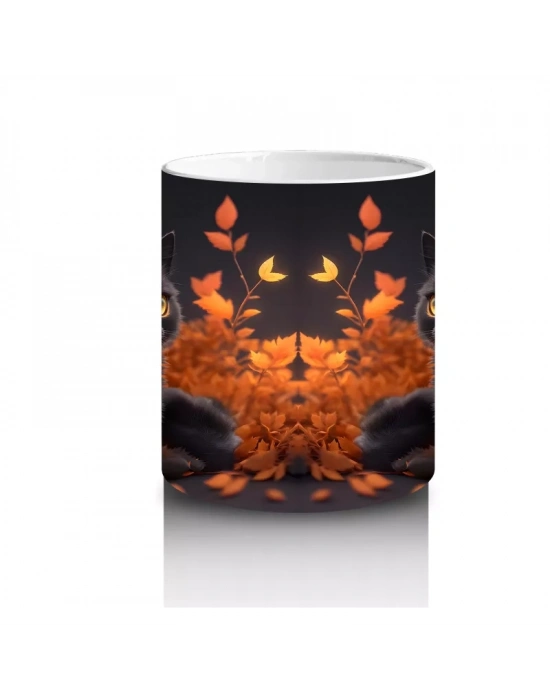 Büyülü Kazan ve Kara Kedi – Hediyelik Kahve Kupası