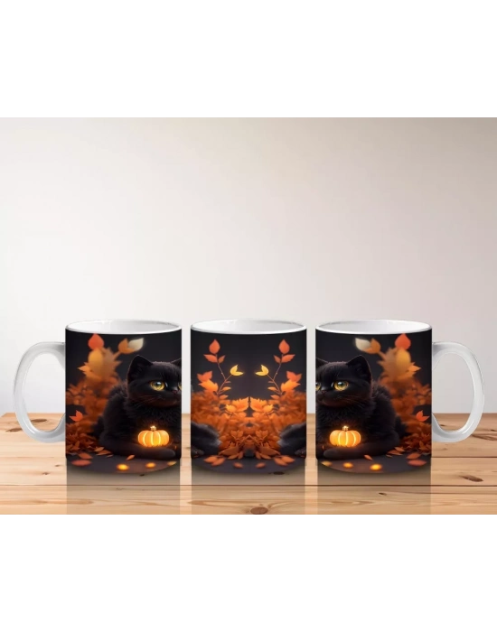 Büyülü Kazan ve Kara Kedi – Hediyelik Kahve Kupası