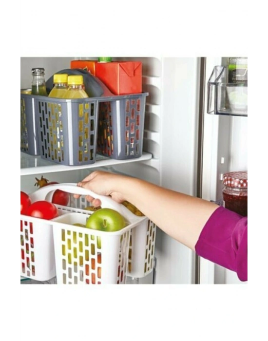 Buzdolabı Düzenleyici Sepet - Gri