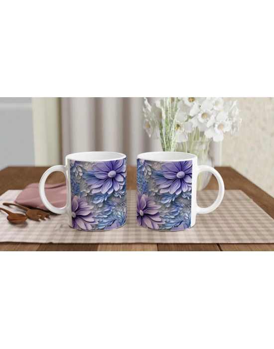 Buzlu Leylak Bahçesi Kupa Bardak