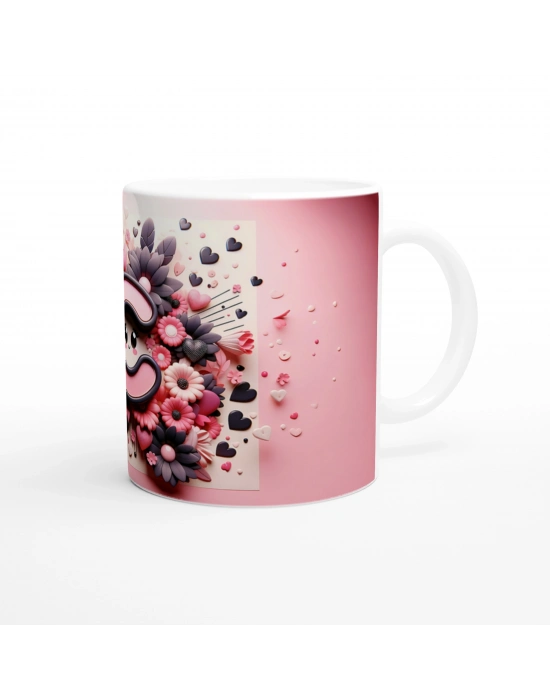 C Harfi Sevimli Alfabe Kupa Bardak