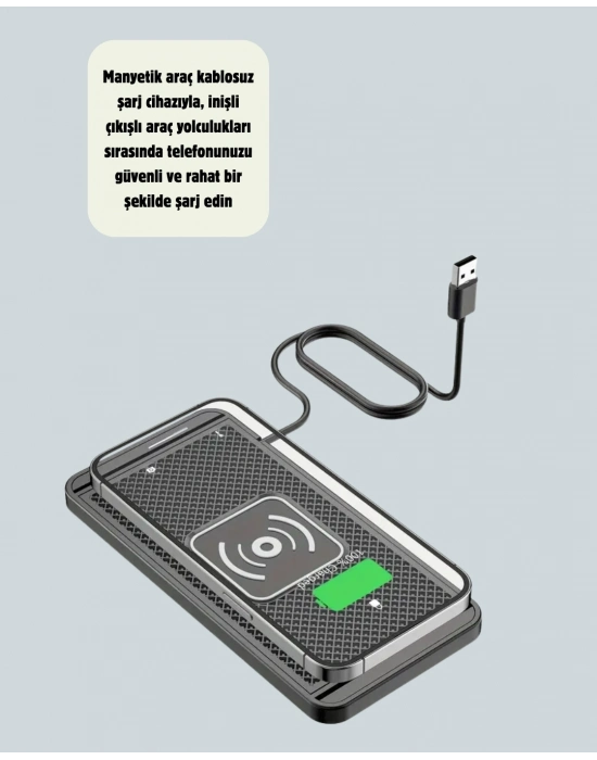 C9 Manyetik Kablosuz Şarj Ped