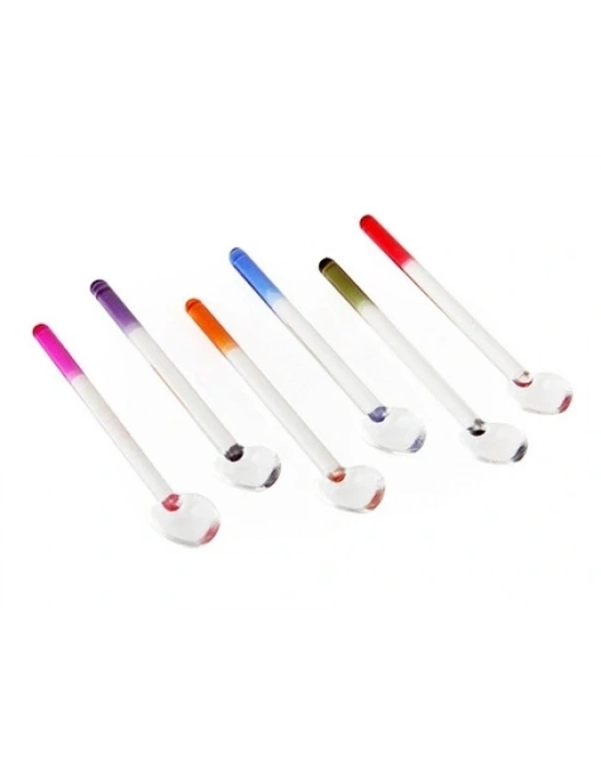 Cam Çay Kaşığı 6 Adet