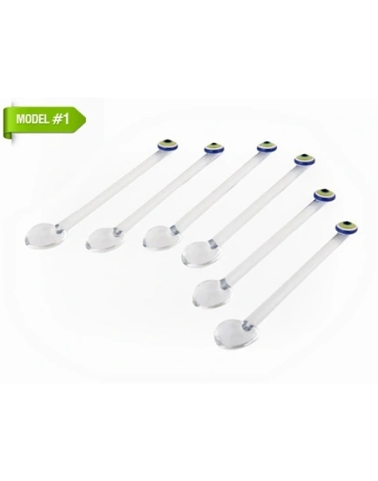 Cam Çay Kaşığı 6 Adet