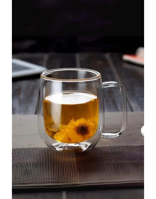 Cam Çift Cidarlı Bardak 350 ml