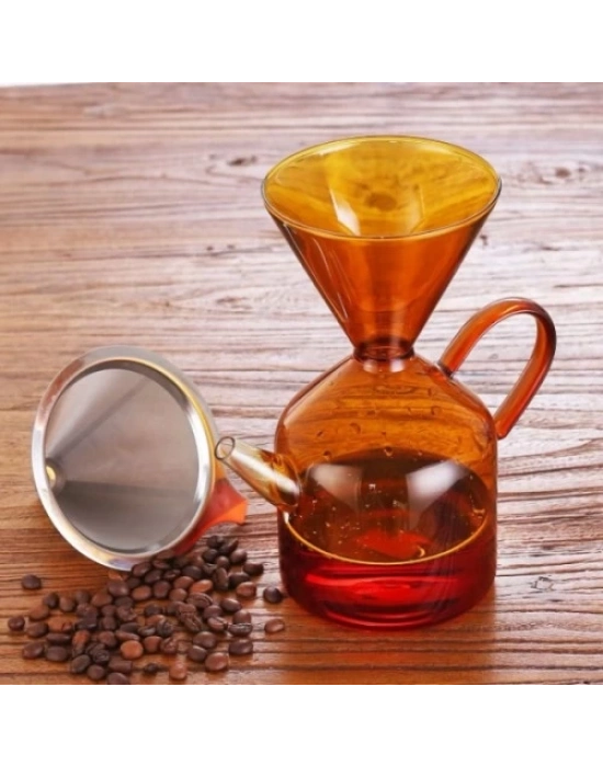 Cam Kahve Demleme Seti