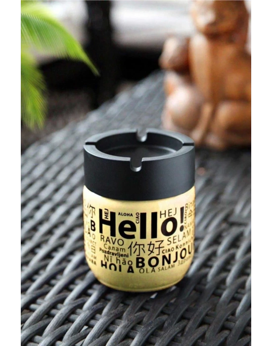 Cam Kokusuz Küllük 425 Cc Hello Desenli Sarı