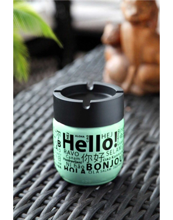 Cam Kokusuz Küllük 425 Cc Hello Desenli Yeşil