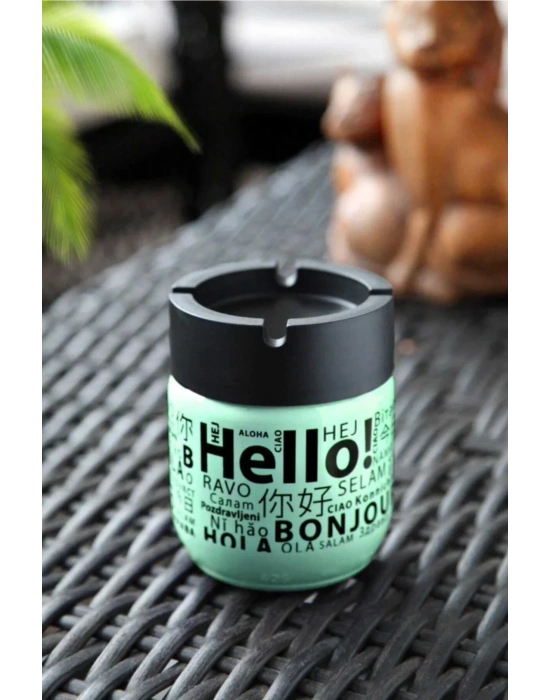 Cam Kokusuz Küllük 425 Cc Hello Desenli Yeşil