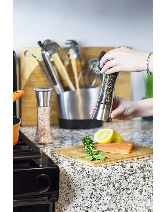 Cam Metal Kapaklı Baharat Öğütücü 250 ml