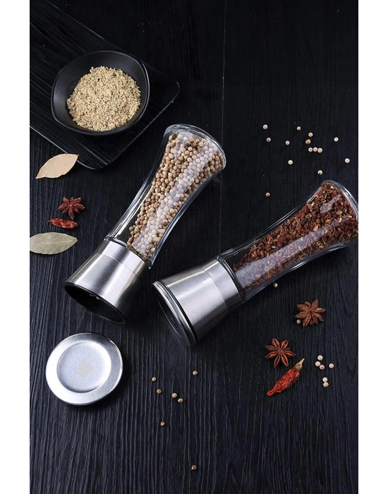 Cam Metal Kapaklı Baharat Öğütücü 250 ml