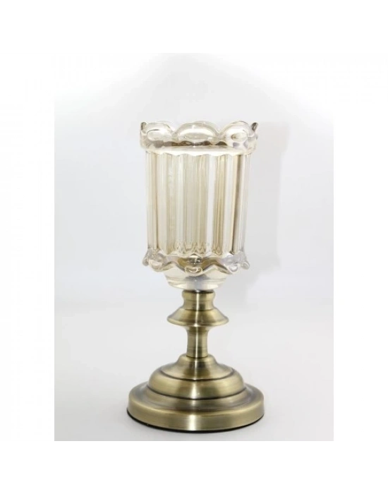 Cam Şamdan Tekli Model 5