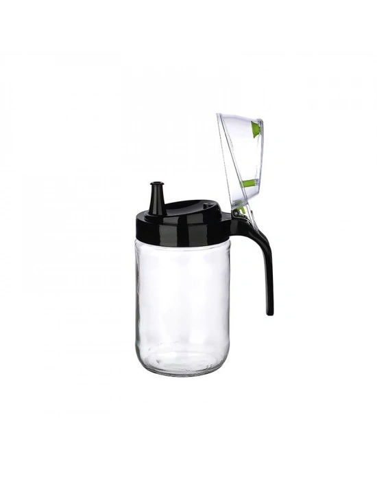 Cam Yağdanlık - Kulplu Sirkelik Sosluk 660ml