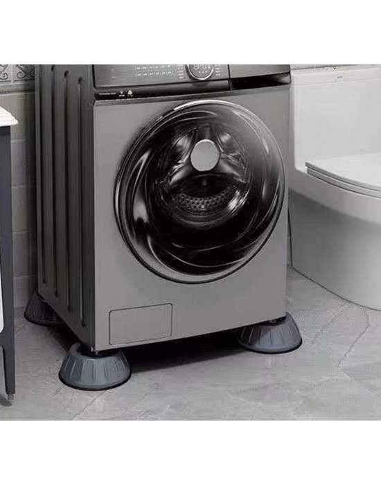 Çamaşır Makinesi Kayma Ve Titreşim Engelleyici - Gürültü Emici Aparatlar 4 Lü Set