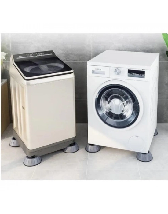 Çamaşır Makinesi Titreşim Engelleyici Stoper GRİ 4 lü Set