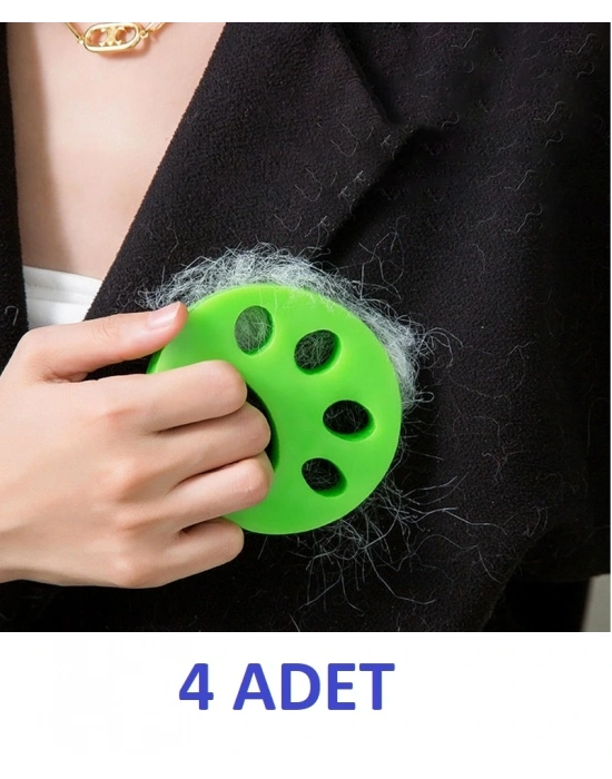 Çamaşır Makinesi Ve Evcil Hayvanlar İçin Tüy Toplayıcı Yıkanabilir Aparat 4 Adet