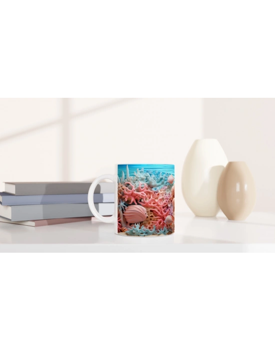 Canlı Mercan Patlaması Kupa Bardak