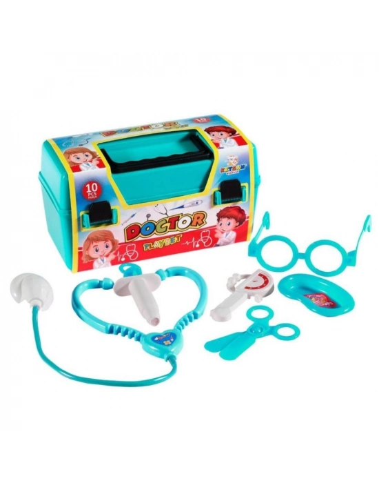 Çantalı Doktor Seti - 10 Parça - KS-848
