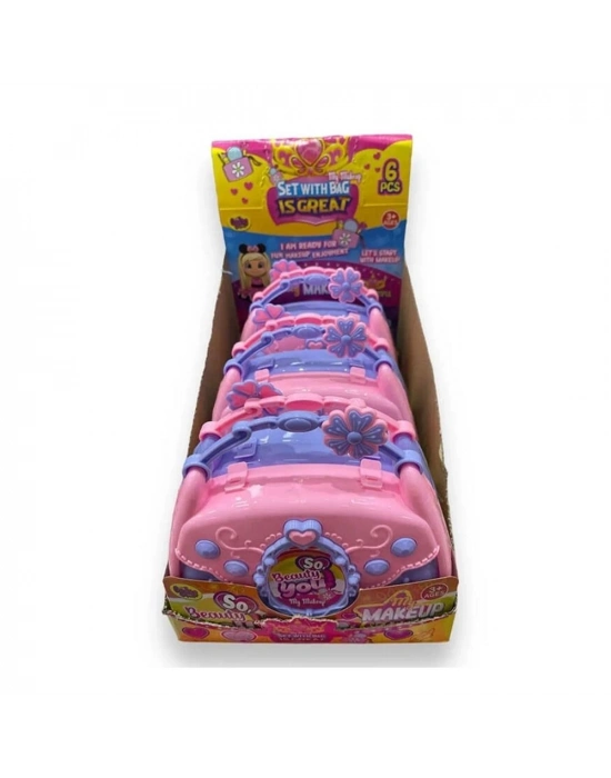 ® Çantalı Güzelik Seti 6 Lı Stand 1 adet Fiyatıdır