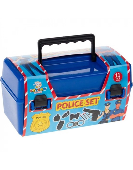 Çantalı Polis Seti 11 Parça - KS-851