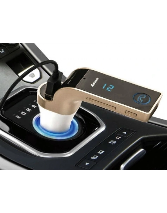 Carg7 Bluetooth Araç Fm Transmitter Usb Girişli