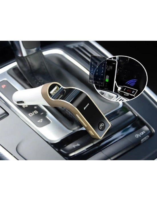 Carg7 Bluetooth Araç Fm Transmitter Usb Girişli