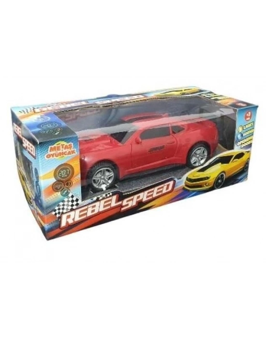 Çarp Dön Işıklı Sesli Camaro KIRMIZI - CMR-063