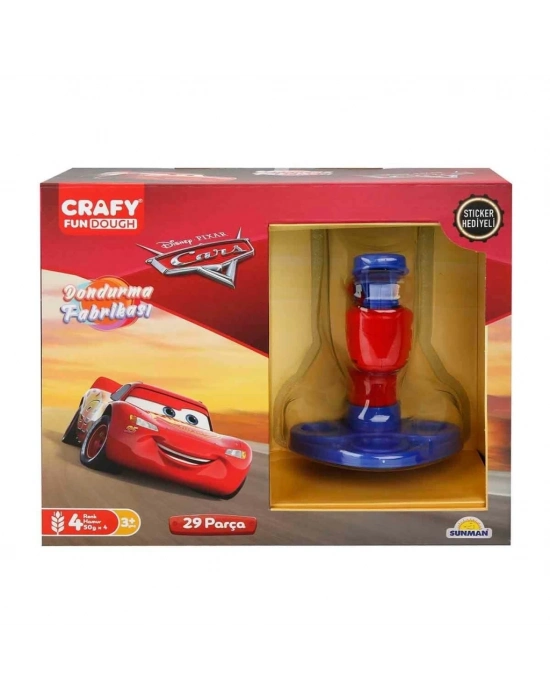 Cars Dondurma Fabrikası Oyun Hamuru Seti 200 gr 29 Parça