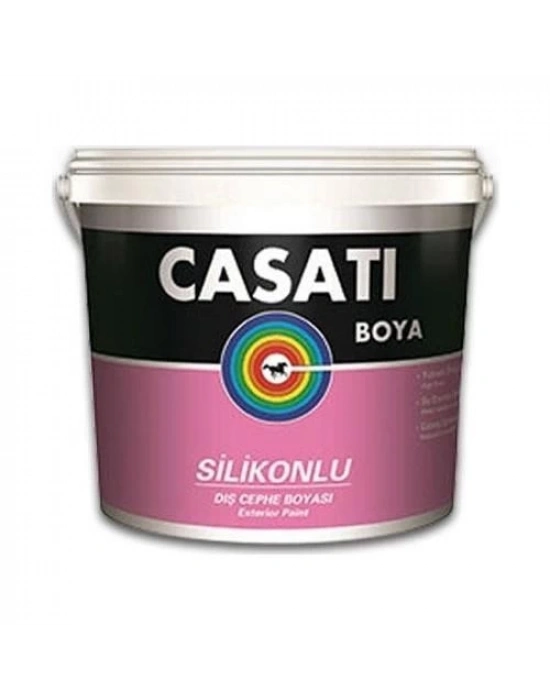 ® Casati Silikonlu Dış Cephe Boyası 2,5 Litre Beyaz
