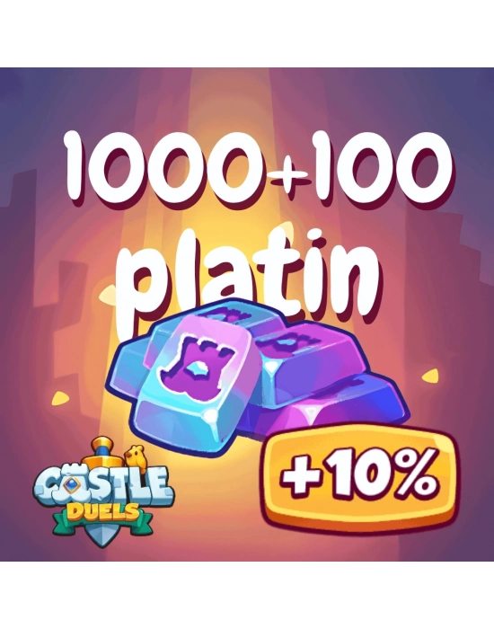 Castle Duels: PvP Arena Battle 1,000 + 100 Platinum