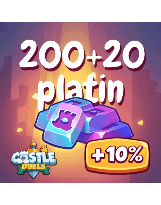 Castle Duels: PvP Arena Battle 200 + 20 Platinum