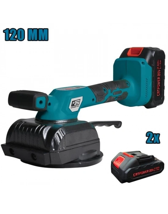 ® Cat Power 1410 Akülü Fayans Titreşim Makinası 20 Volt