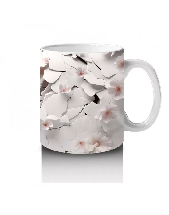 Çatlak Duvar Arasında Sevimli Huski Yavrusu – Baskılı Kahve Kupası