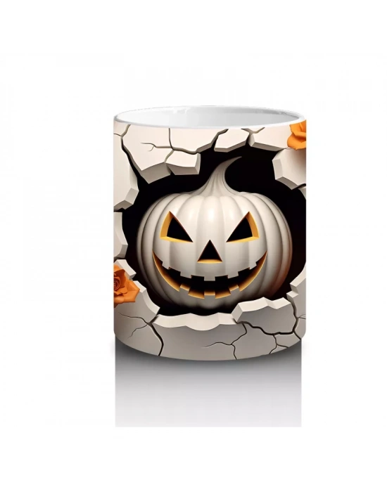 Çatlak Duvardan Bakan Balkabağı – Hediyelik Kahve Kupası