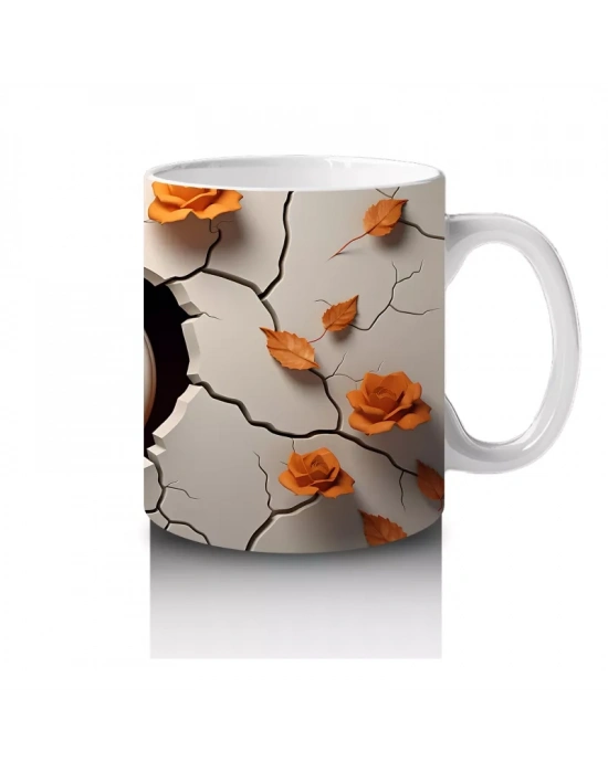 Çatlak Duvardan Bakan Balkabağı – Hediyelik Kahve Kupası