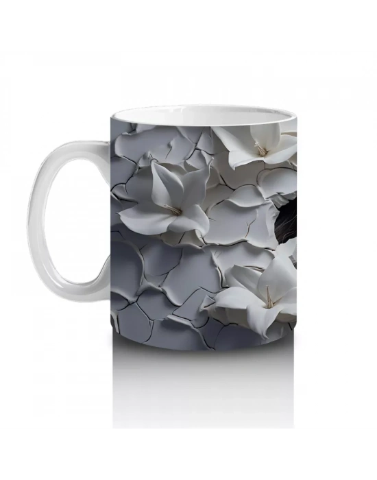 Çatlak Duvarın Ardında Gizemli Kadın – Hediyelik Kahve Kupası