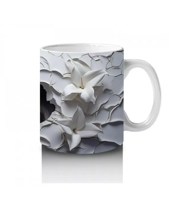 Çatlak Duvarın Ardında Gizemli Kadın – Hediyelik Kahve Kupası